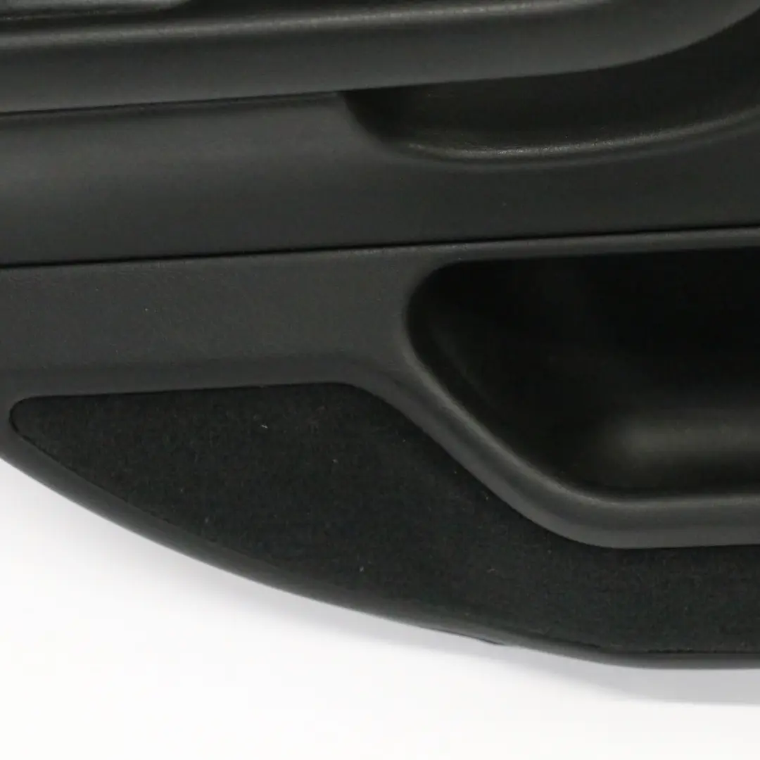 BMW E38 Carte de Porte Arrière Gauche Garniture Panneau Cache Cuir Noir - SKU 8227157 - Numéro de pièce 8227157