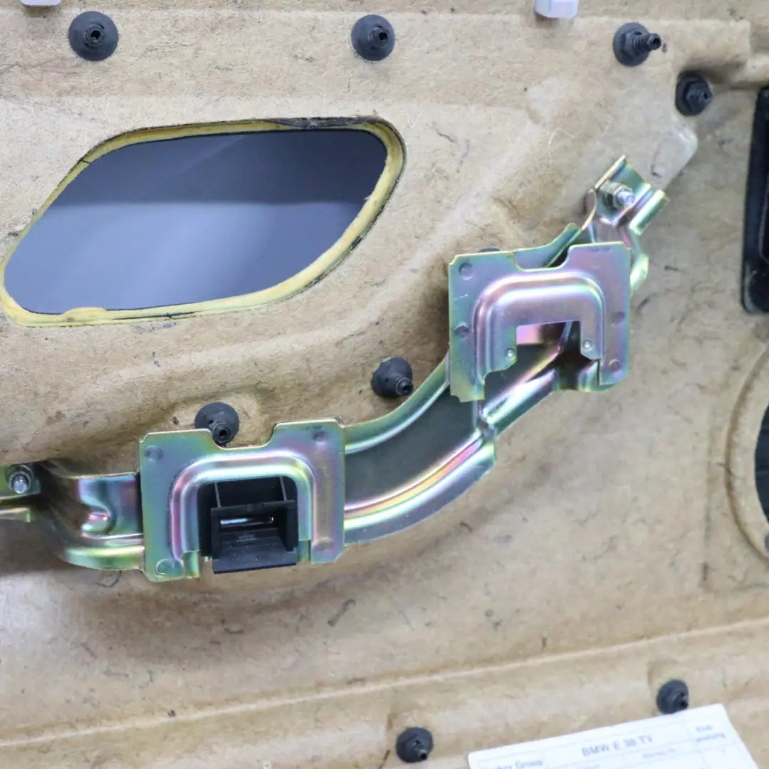 Türkarte hinten rechts Verkleidung Panel Abdeckung Leder Schwarz BMW E38 - SKU 8227158 - Teilenummer 8227158