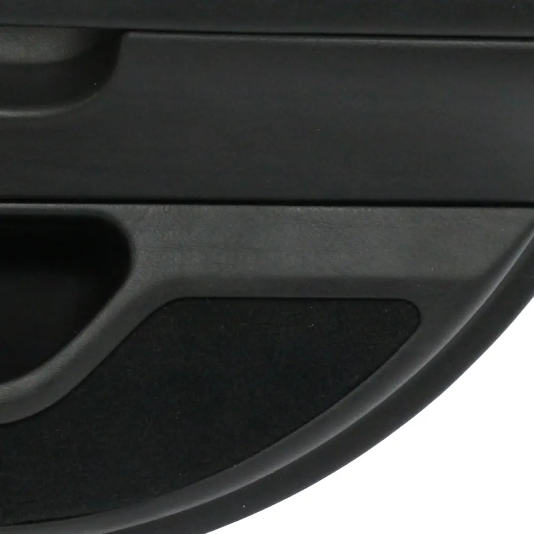 BMW E38 Door Card Rear Right O/S Lining Panel Trim Cover Leather Black - SKU 8227158 - Part number 8227158