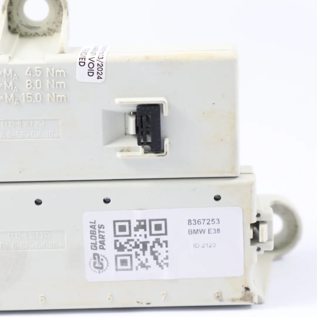 BMW E38 Scatola fusibili Batteria Alimentazione Giunzione Modulo - SKU 8367253 - Numero di parte 8367252 