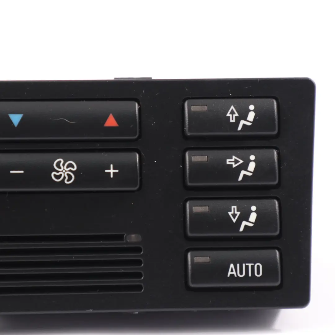 BMW E38 Radio Aire Acondicionado A/C Control Panel Interruptor Negro - SKU 8385590 - Número de pieza 8385590