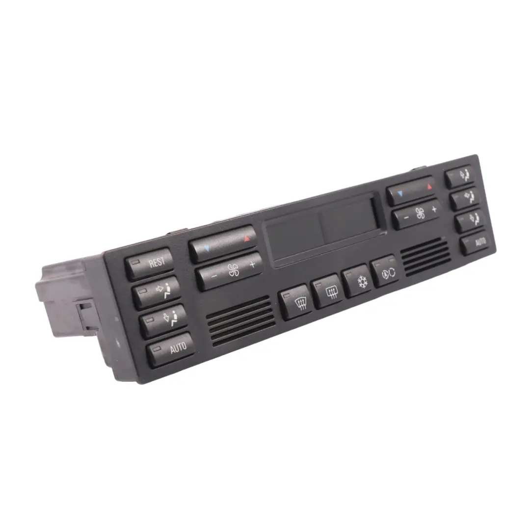 Radio Aire Acondicionado A/C Control Panel Interruptor Negro para BMW E38 con número de pieza 8385590 BMW E38 Radio Aire Acondicionado A/C Control Panel Interruptor Negro - SKU 8385590 - Número de pieza 8385590