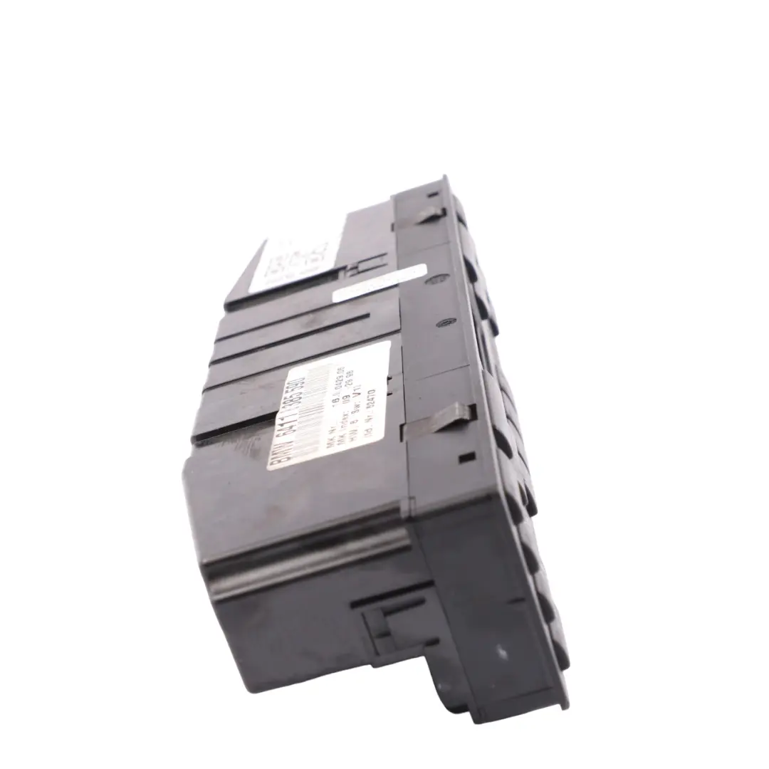 BMW E38 Radio Aire Acondicionado A/C Control Panel Interruptor Negro - SKU 8385590 - Número de pieza 8385590