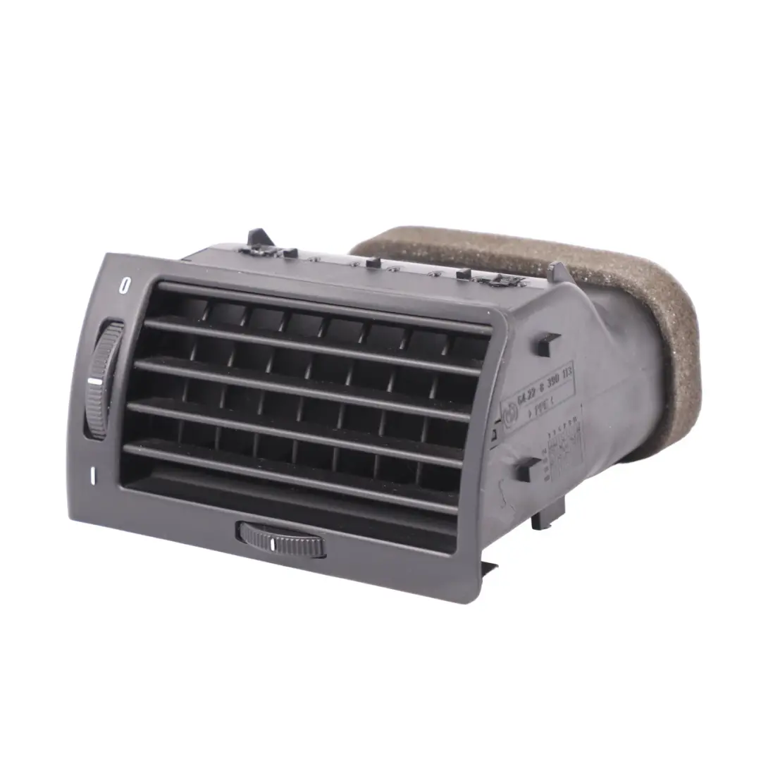  Évent d'air BMW E38 Tableau de bord Grille d'air frais gauche Noir - SKU 8390113 - Numéro de pièce 8390113