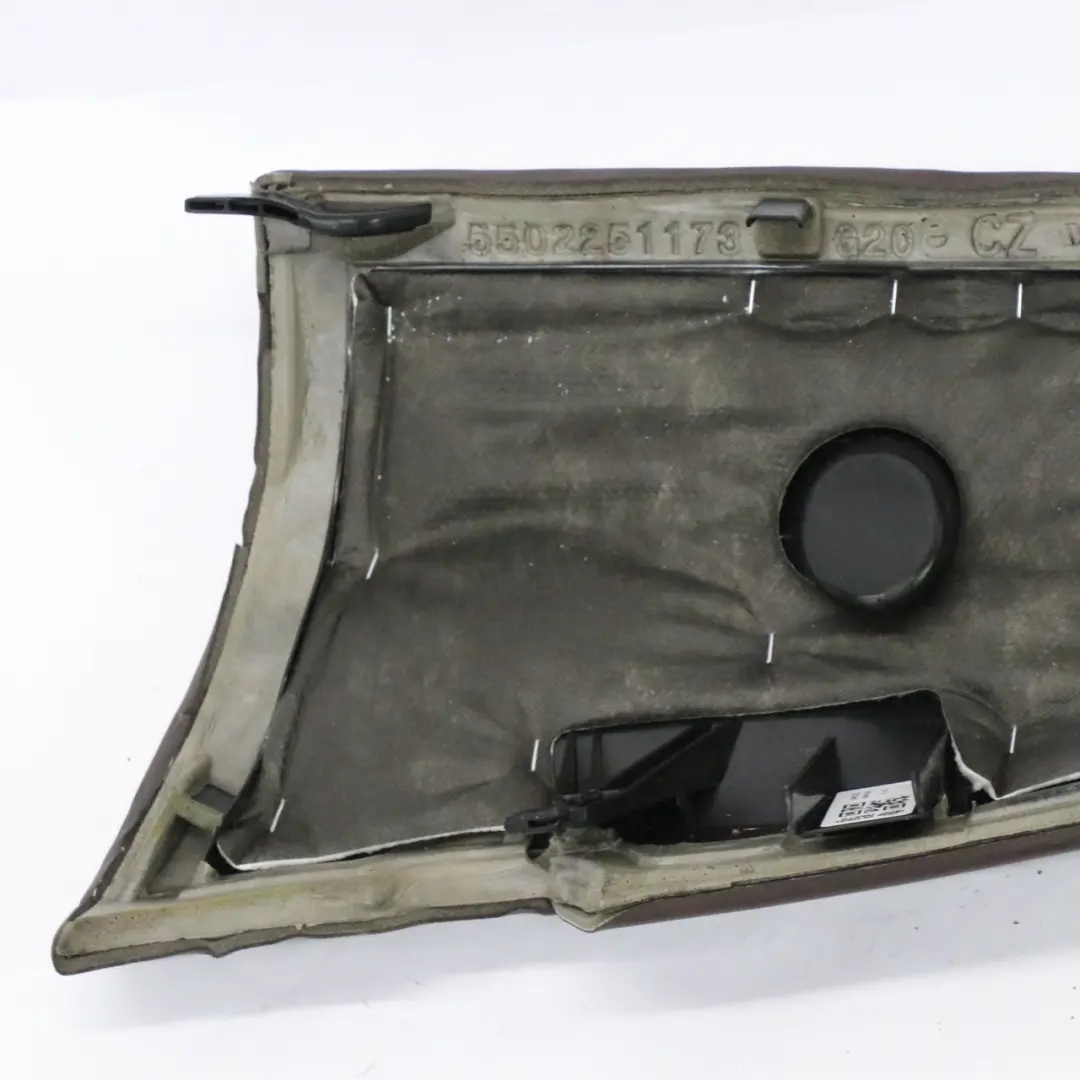 Rücksitz links seitliche Verkleidungsplatte Abdeckung Leder Saddle Brown für BMW G20 mit Teilenummer 8491233 BMW G20 Rücksitz links seitliche Verkleidungsplatte Abdeckung Leder Saddle Brown - SKU 8491233 - Teilenummer 8491233