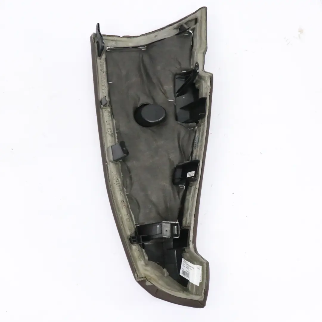 Siège arrière habillage latéral droit en cuir Vernasca Mokka pour BMW G20 à propos du numéro de pièce 8491234 BMW G20 Siège arrière habillage latéral droit en cuir Vernasca Mokka - SKU 8491234 - Numéro de pièce 8491234