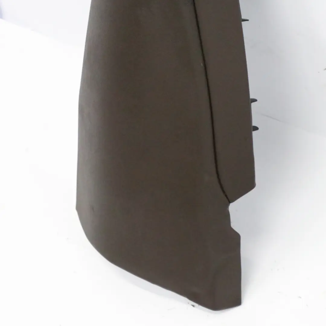 Right O/S Lateral Trim Panel Cover Leather Vernasca Mokka to BMW G20 Rear Seat with Part number 8491234 BMW G20 Rear Seat Right O/S Lateral Trim Panel Cover Leather Vernasca Mokka - SKU 8491234 - Part number 8491234