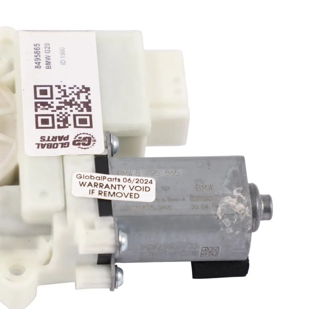  Motore alzacristalli BMW G20 porta anteriore finestra sinistra motore - SKU 8495865 - Numero di parte 8495865