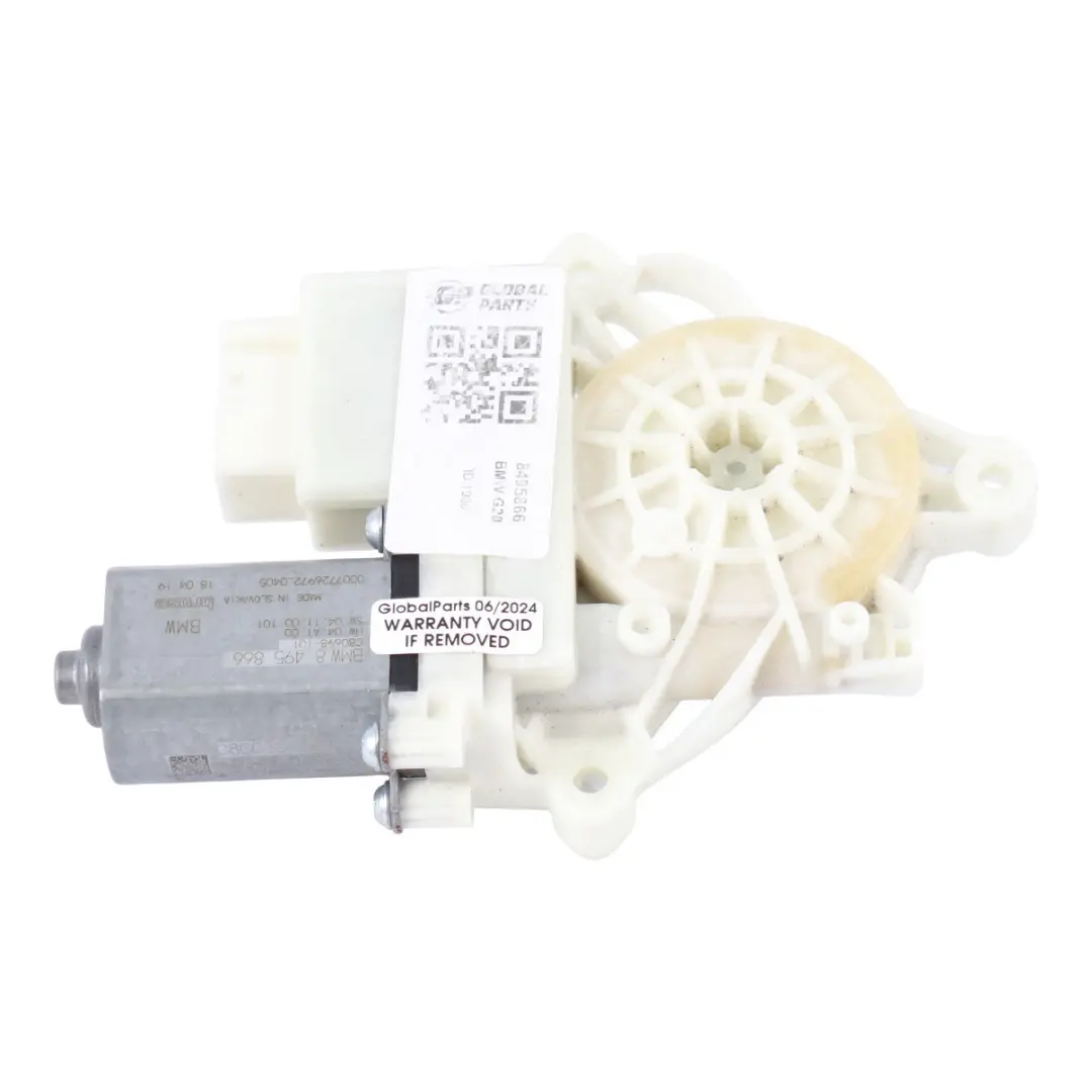 Window Lifter Motor BMW G20 G21 Front Door Right Motor Drive to with Part number 8495866 Window Lifter Motor BMW G20 G21 Front Door Right Motor Drive - SKU 8495866 - Part number 8495866