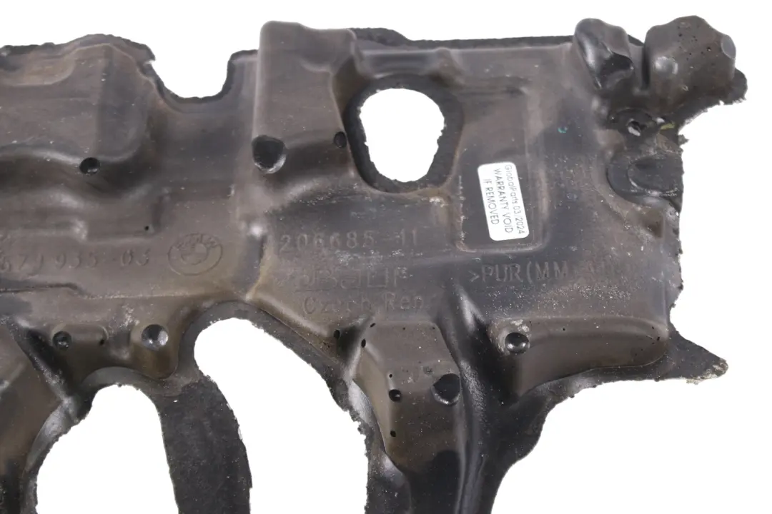 termico BMW G20 G21 G30 G31 Protezione piastra motore destra per Scudo con numero di parte 8579935 Scudo termico BMW G20 G21 G30 G31 Protezione piastra motore destra - SKU 8579935 - Numero di parte 8579935