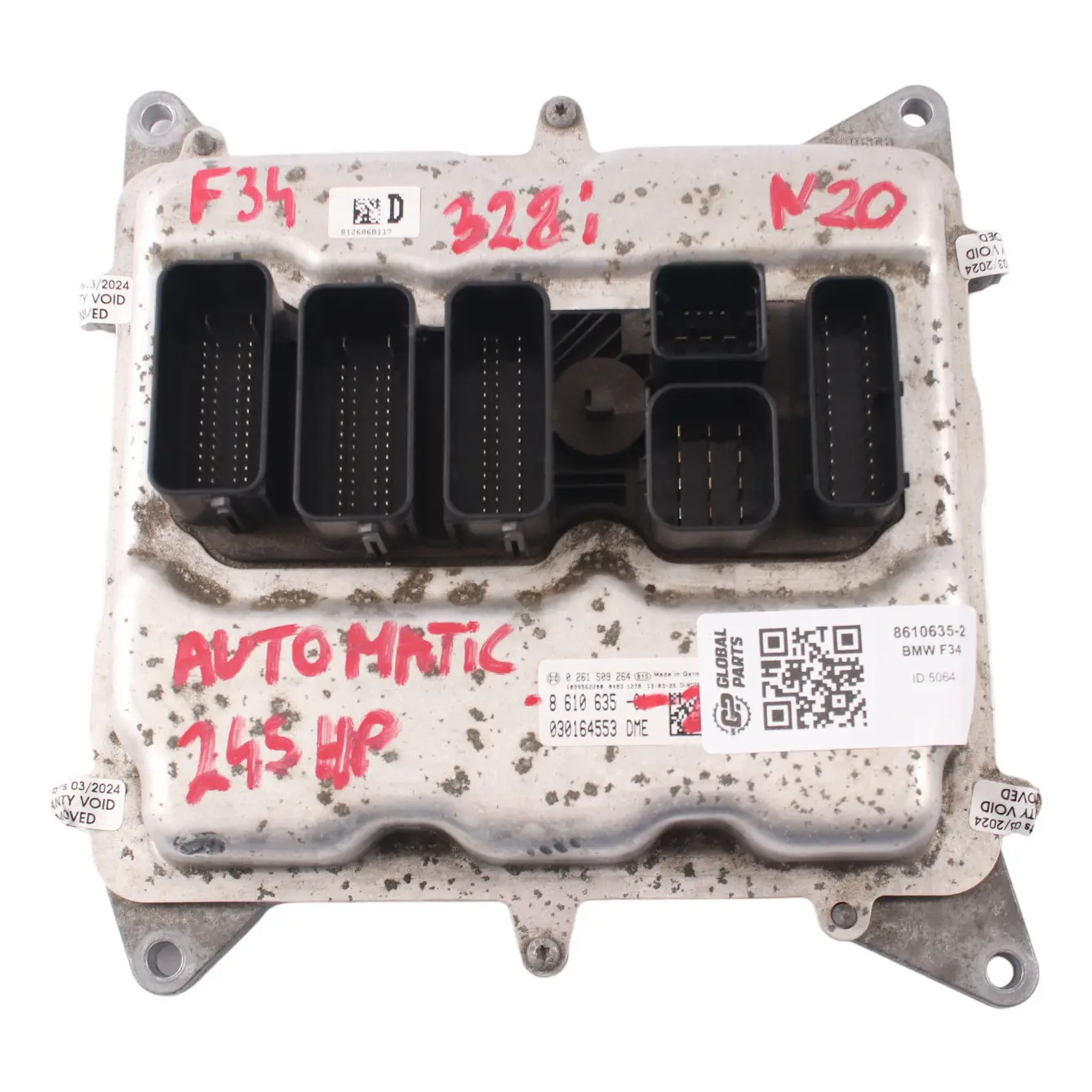 BMW F31 F34 328i N20 245HP Module unité contrôle moteur DME 8610635 Automatic
