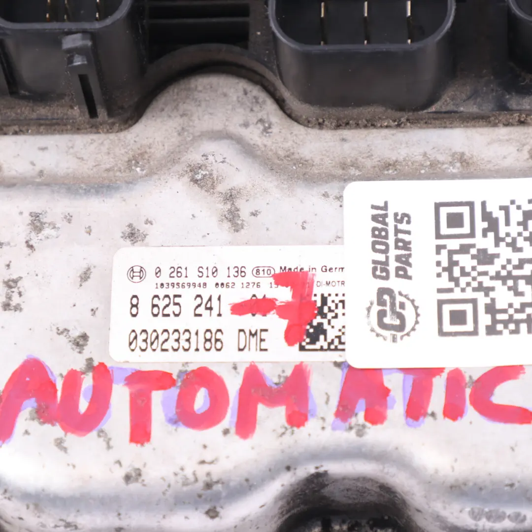 Module unité contrôle moteur ECU DME Automatic pour BMW F20 F30 116i 316i N13 à propos du numéro de pièce 8625241 BMW F20 F30 116i 316i N13 Module unité contrôle moteur ECU DME Automatic - SKU 8625241-7 - Numéro de pièce 8625241