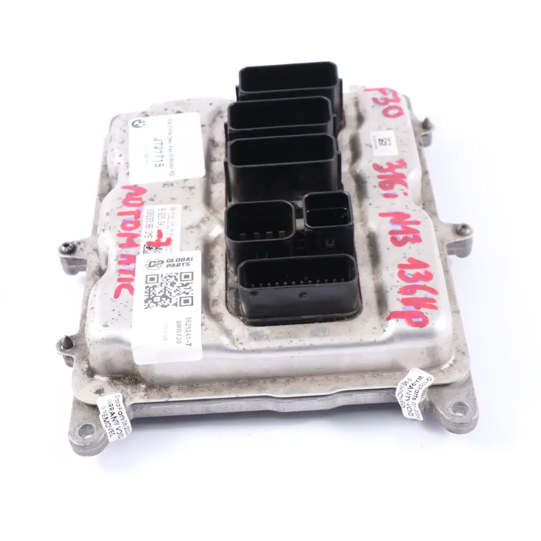 Module unité contrôle moteur ECU DME Automatic pour BMW F20 F30 116i 316i N13 à propos du numéro de pièce 8625241 BMW F20 F30 116i 316i N13 Module unité contrôle moteur ECU DME Automatic - SKU 8625241-7 - Numéro de pièce 8625241