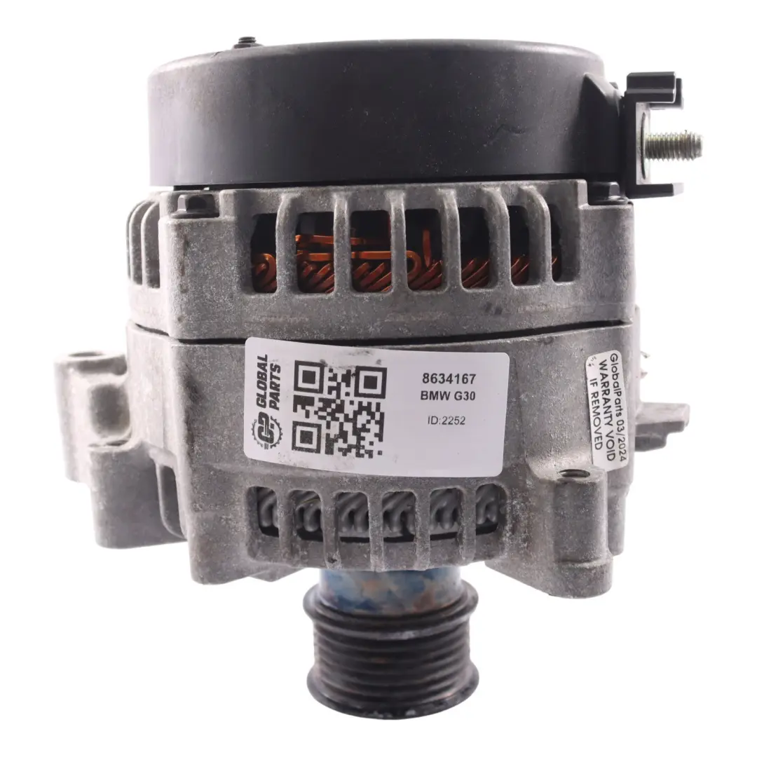 Alternator 250A Denso do BMW G11 G12 LCI G20 G21 G30 G31 o numerze 8634167 BMW G11 G12 LCI G20 G21 G30 G31 Alternator 250A Denso - SKU 8634167 - Numer Części 8634167