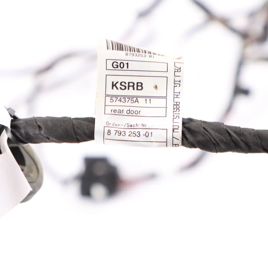 Cableado puerta Arnés cables Trasero Izquierdo Derecho para BMW X3 G01 F97 X4 G02 F98 con número de pieza 8793254 BMW X3 G01 F97 X4 G02 F98 Cableado puerta Arnés cables Trasero Izquierdo Derecho - SKU 8793254 - Número de pieza 8793254