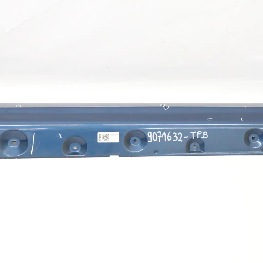 BMW E46 Listwa Progowa Próg Prawy Topasblau Topaz Blue Niebieski - 364 - SKU 9071632-TPB - Numer Części 9071632