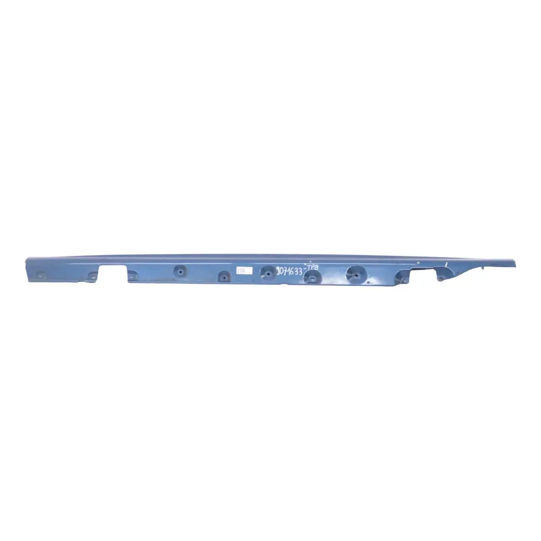 BMW E46 Schwellerleiste Schweller Links Topasblau Blau Metallic - 364 - SKU 9071633-TPB - Teilenummer 9071633