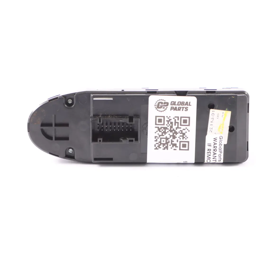 BMW X5 X6 Serie E70 E71 Controllo interruttore alzacristalli lato guida - SKU 9122120-1 - Numero di parte 9122120
