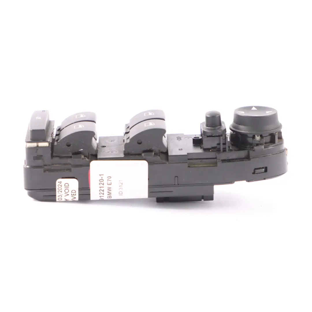 BMW X5 X6 Serie E70 E71 Controllo interruttore alzacristalli lato guida - SKU 9122120-1 - Numero di parte 9122120