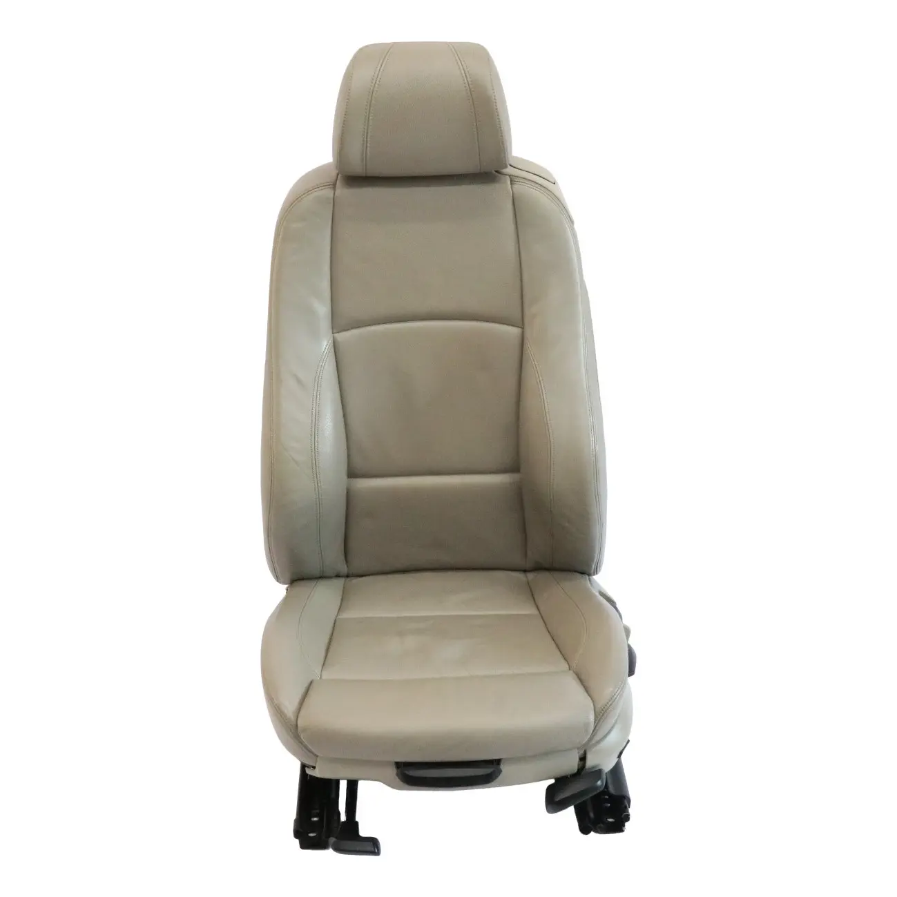 BMW E81 Sedile anteriore sinistro riscaldato in pelle Boston Beige 9124309