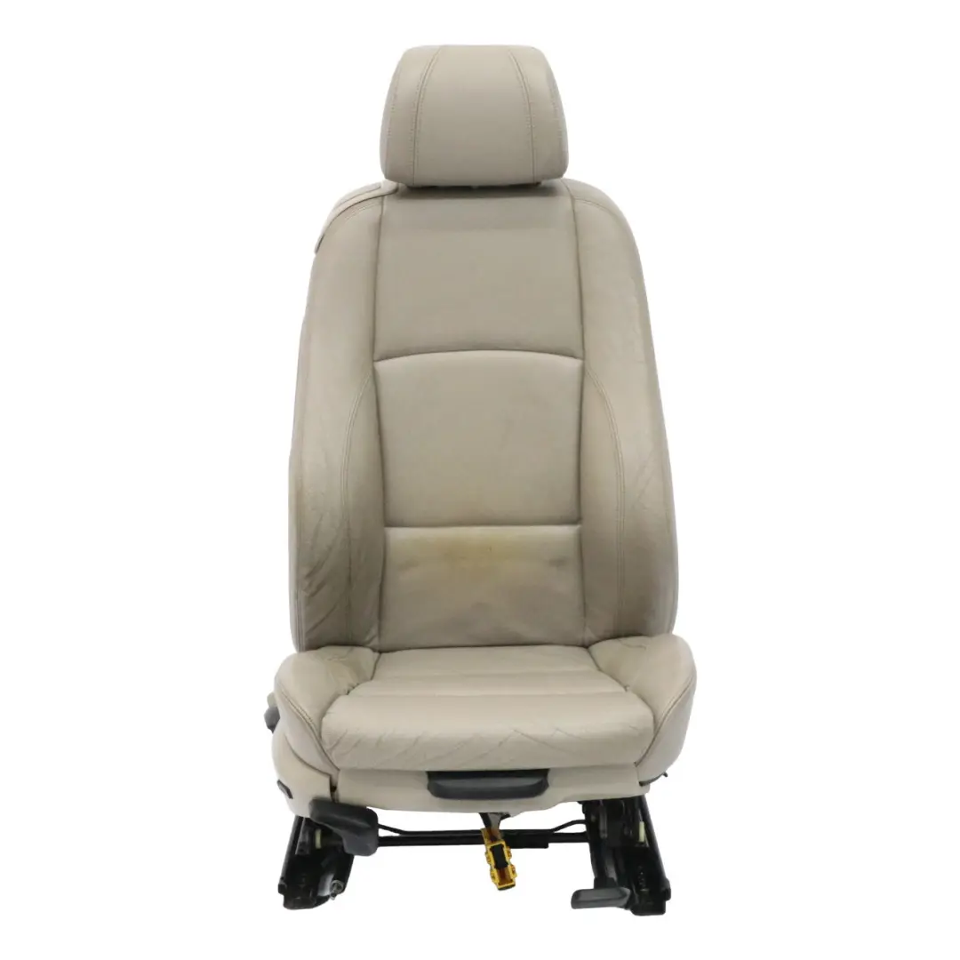 BMW E81 Asiento Delantero Derecho Calefactable Cuero Boston Beige - SKU 9124310-1 - Número de pieza 9124310