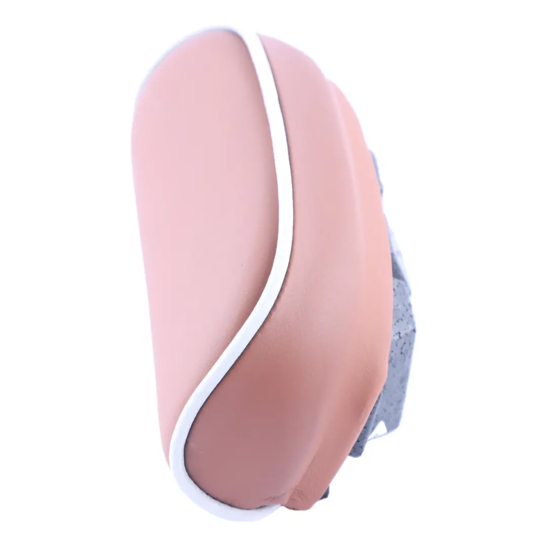 Headrest Mini Cabrio R52 Rear Seat Leather Headrest LNPR English Malt Brown to with Part number 9124688 Headrest Mini Cabrio R52 Rear Seat Leather Headrest LNPR English Malt Brown - SKU 9124688 - Part number 9124688