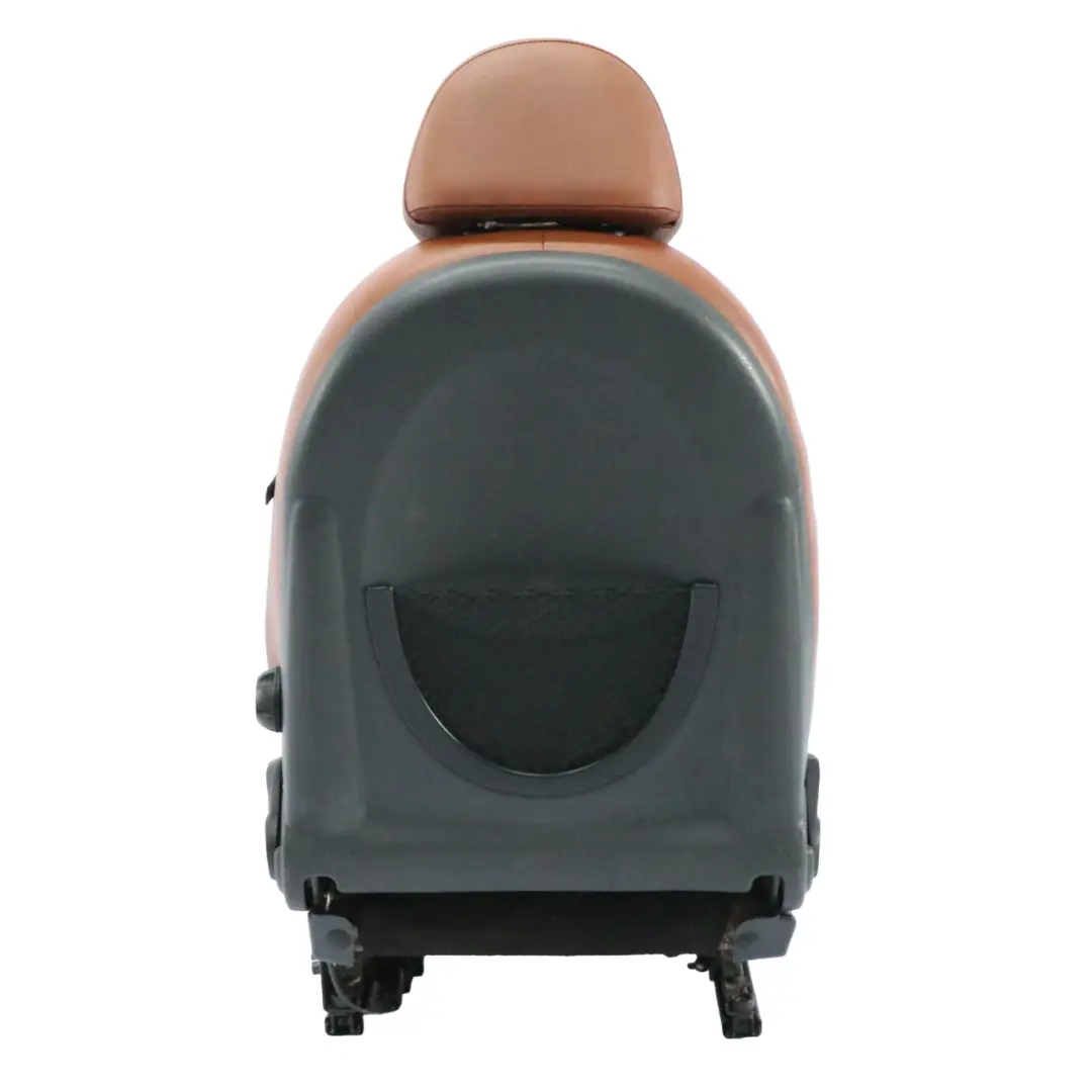 Mini R52 Cabrio Vorne Rechts Sitz Leder Seitenstreifen Malz Braun - SKU 9128205-1 - Teilenummer 9128205