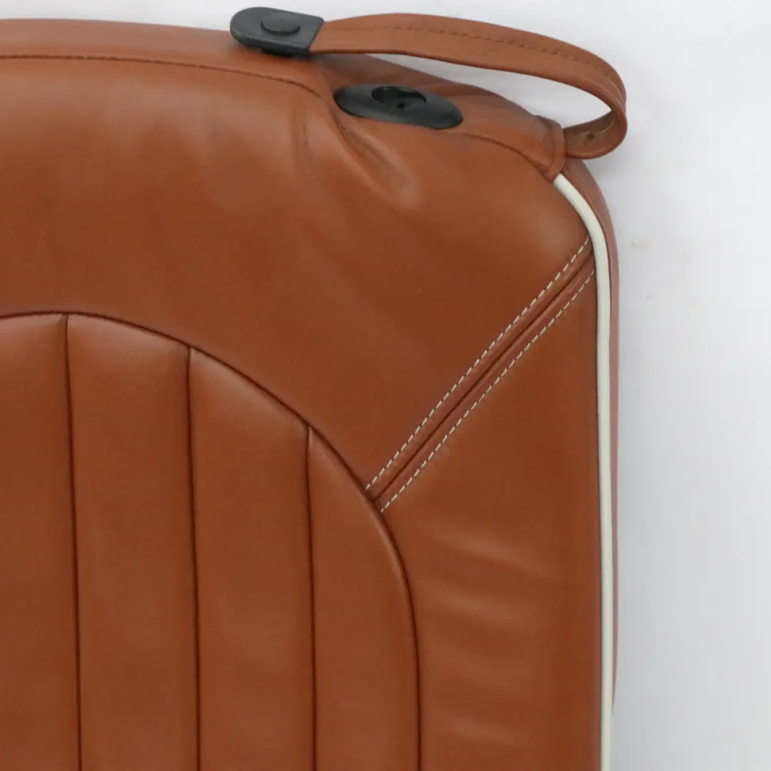 Respaldo Asiento Trasero Mini R52 Cabrio Izquierdo Cuero Marrón Malta para con número de pieza 9128625 Respaldo Asiento Trasero Mini R52 Cabrio Izquierdo Cuero Marrón Malta - SKU 9128625 - Número de pieza 9128625
