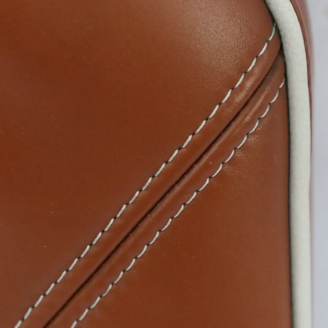 Oparcie Kanpay Tył Lewe Skórzane Brązowe Malt Brown do Mini R52 Cabrio o numerze 9128625 Mini R52 Cabrio Oparcie Kanpay Tył Lewe Skórzane Brązowe Malt Brown - SKU 9128625 - Numer Części 9128625