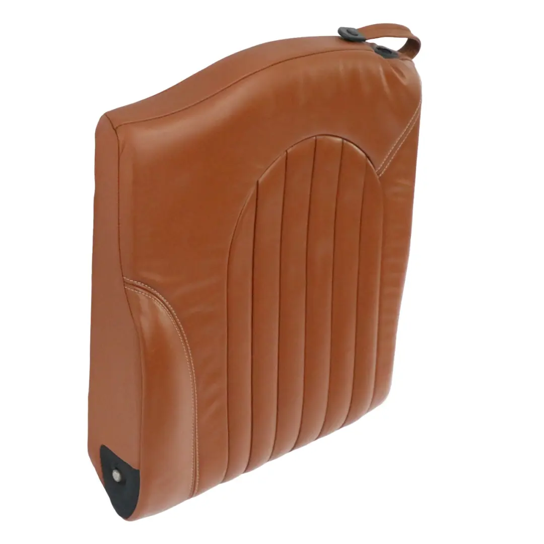 Backrest Mini Cooper R52 Cabrio Rear Seat Left Leather Malt Brown to with Part number 9128625 Backrest Mini Cooper R52 Cabrio Rear Seat Left Leather Malt Brown - SKU 9128625 - Part number 9128625