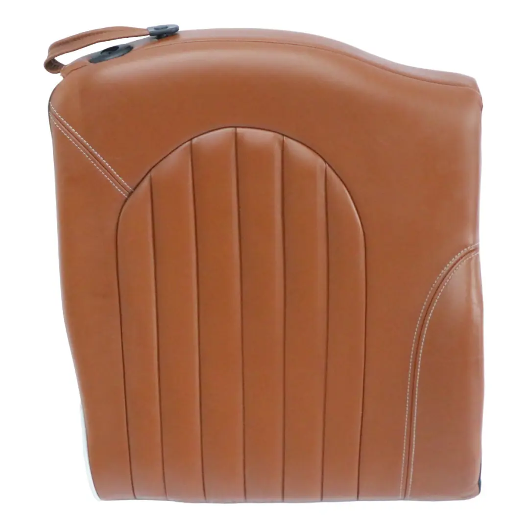 Right O/S Seat Backrest Leather English Malt Brown to Mini Cabrio R52 Rear with Part number 9128626 Mini Cabrio R52 Rear Right O/S Seat Backrest Leather English Malt Brown - SKU 9128626 - Part number 9128626