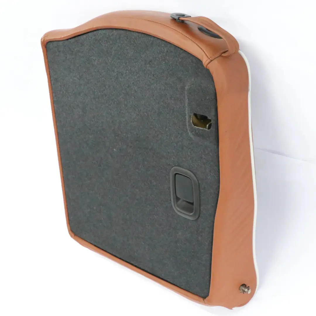 Right O/S Seat Backrest Leather English Malt Brown to Mini Cabrio R52 Rear with Part number 9128626 Mini Cabrio R52 Rear Right O/S Seat Backrest Leather English Malt Brown - SKU 9128626 - Part number 9128626
