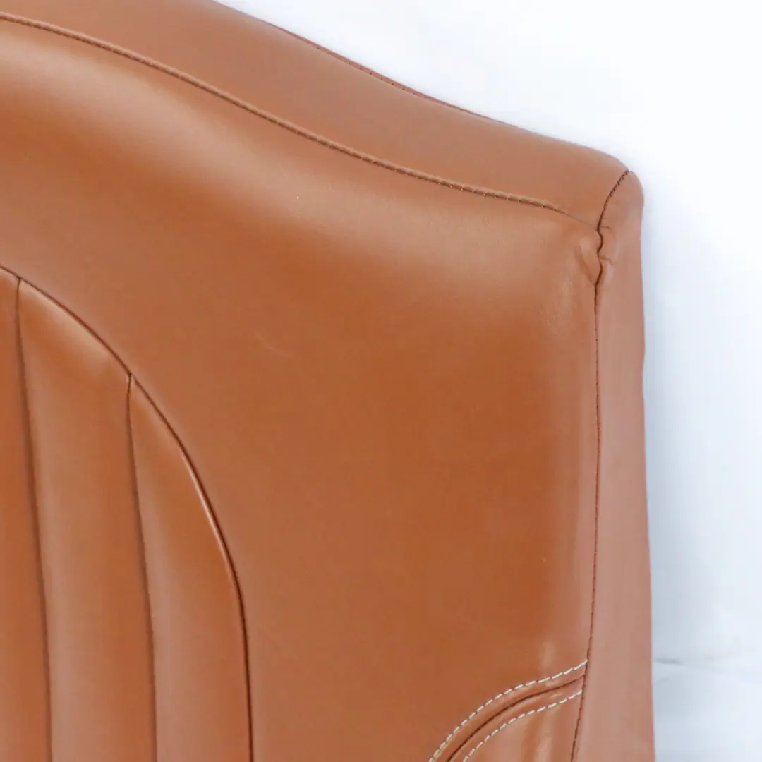 Right O/S Seat Backrest Leather English Malt Brown to Mini Cabrio R52 Rear with Part number 9128626 Mini Cabrio R52 Rear Right O/S Seat Backrest Leather English Malt Brown - SKU 9128626 - Part number 9128626