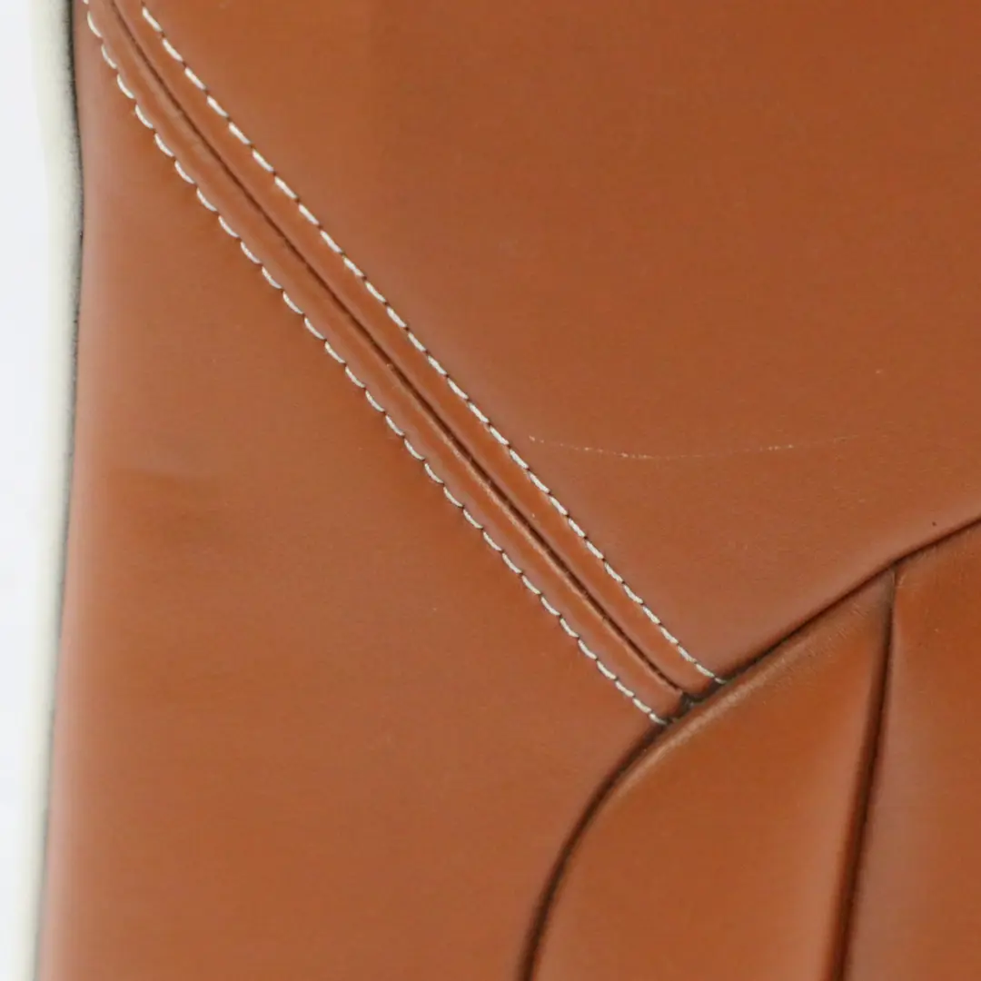 Right O/S Seat Backrest Leather English Malt Brown to Mini Cabrio R52 Rear with Part number 9128626 Mini Cabrio R52 Rear Right O/S Seat Backrest Leather English Malt Brown - SKU 9128626 - Part number 9128626