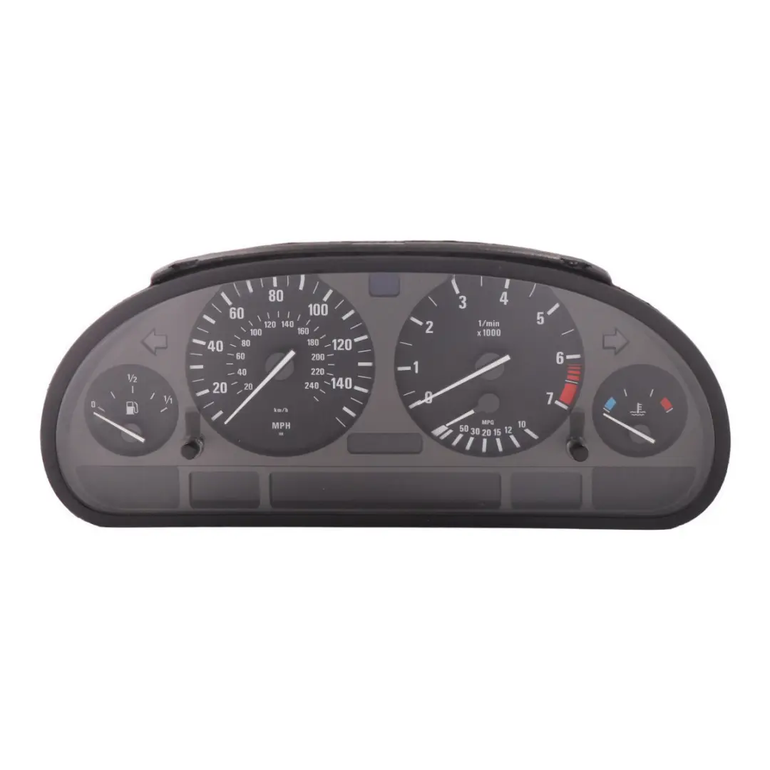 Instrument Cluster Speedo Clocks Meter Automatic to BMW E38 Petrol with Part number 9155810 BMW E38 Petrol Instrument Cluster Speedo Clocks Meter Automatic - SKU RHD-9155810 - Part number 9155810