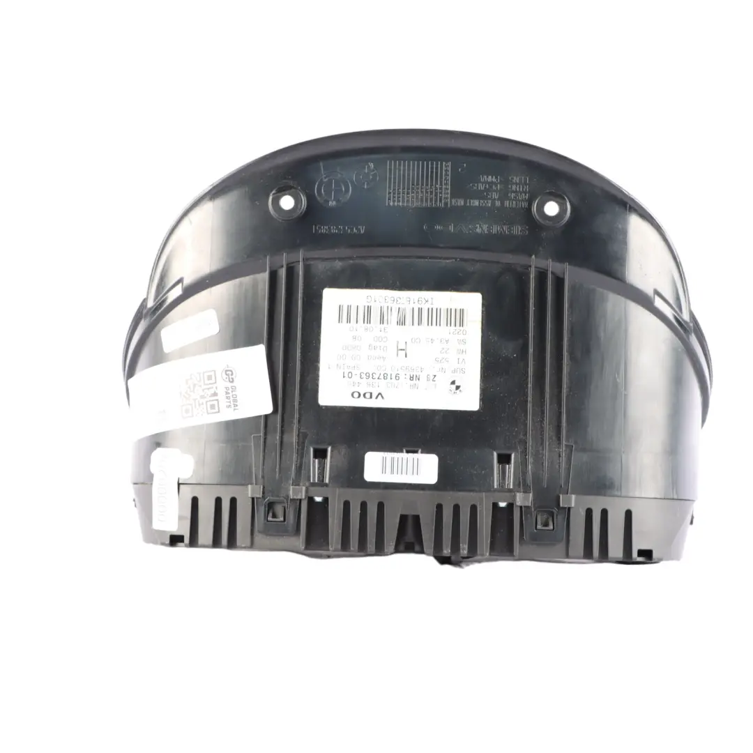 Instrument Cluster Speedo Clocks Manual to BMW X1 E84 E90 E91 Petrol with Part number 9187363 BMW X1 E84 E90 E91 Petrol Instrument Cluster Speedo Clocks Manual - SKU 9187363 - Part number 9187363