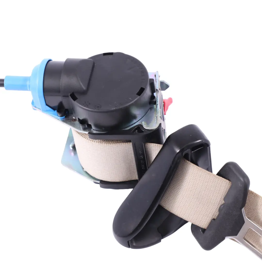 BMW E93 Convertible Front Seat Belt Upper Left N/S Cream Beige 6065400 - SKU 9190213 - Part number  9190213