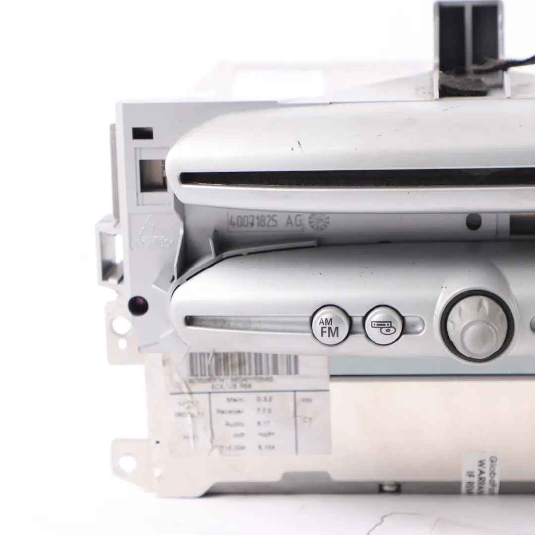 Radio Sat Nav Navigation System Head Unit to Mini R55 R56 R57 with Part number 9216503 Mini R55 R56 R57 Radio Sat Nav Navigation System Head Unit - SKU 9216503 - Part number 9216503