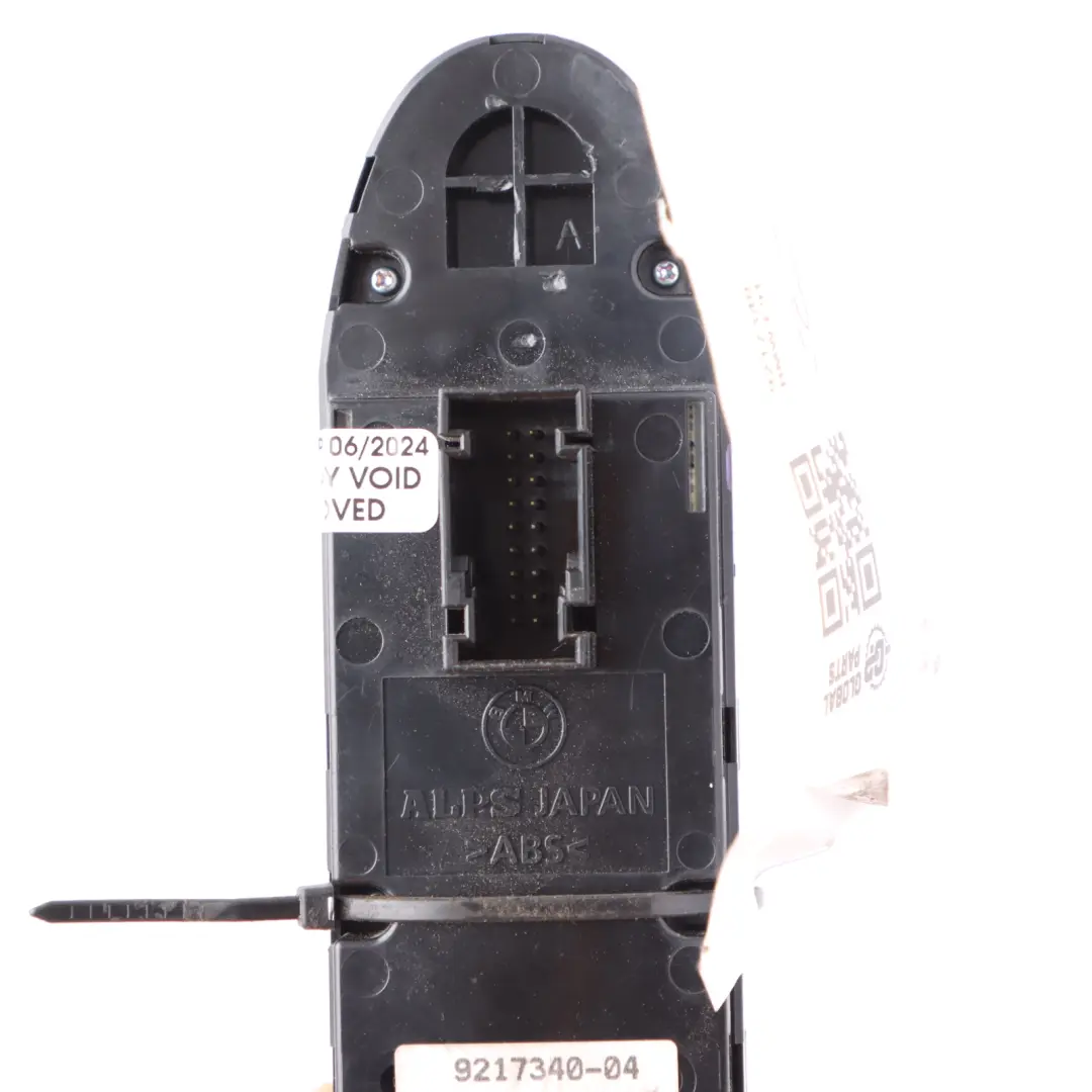 Window Lifter Switch BMW E90 E91 Driver's Side Door Control Panel Unit to with Part number 9217340 Window Lifter Switch BMW E90 E91 Driver's Side Door Control Panel Unit - SKU 9217340 - Part number 9217340