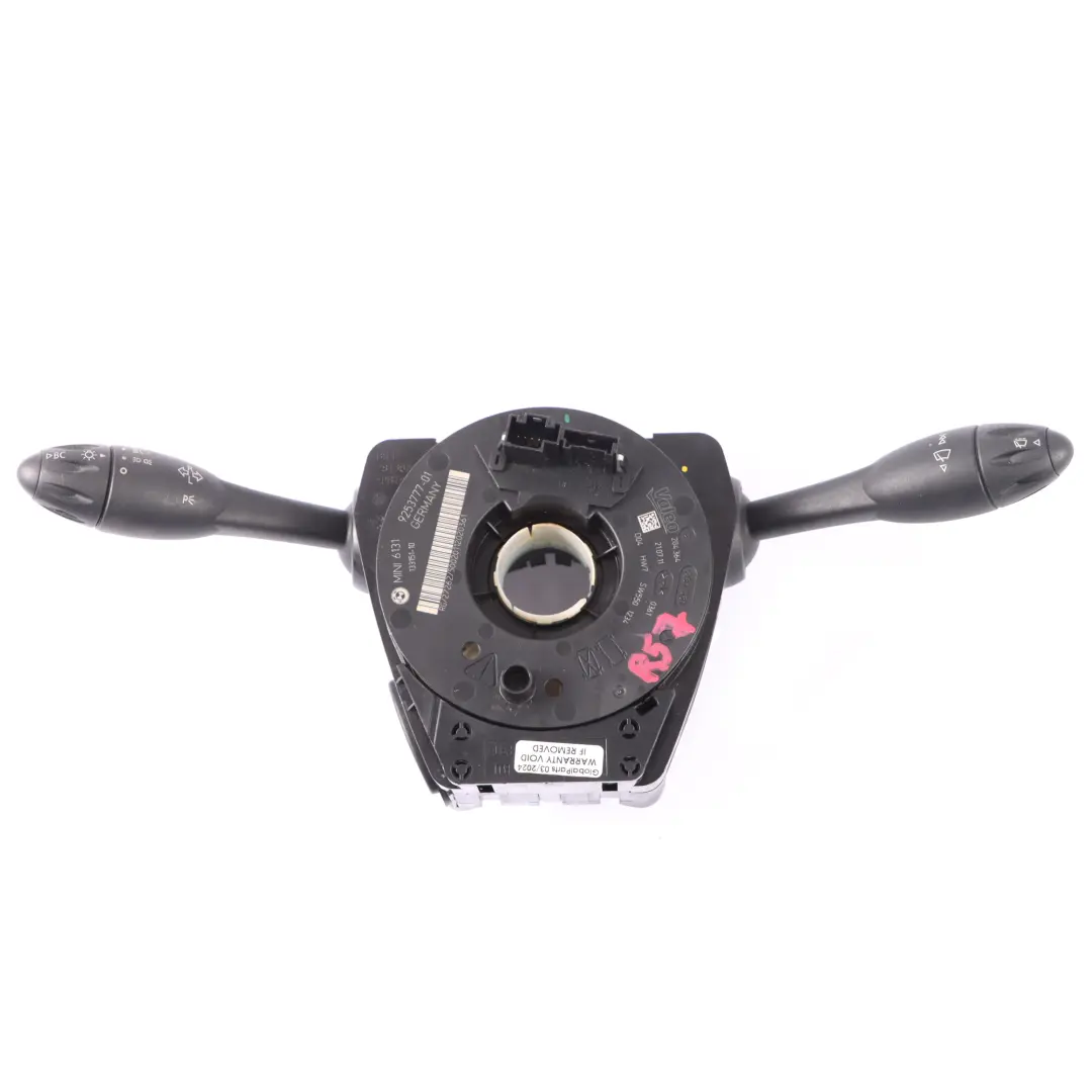 Colonne direction Commutateur Cluster Essuie Stalk pour Mini Cooper R57 R58 à propos du numéro de pièce 9253777 Mini Cooper R57 R58 Colonne direction Commutateur Cluster Essuie Stalk - SKU 9253777-1 - Numéro de pièce 9253777