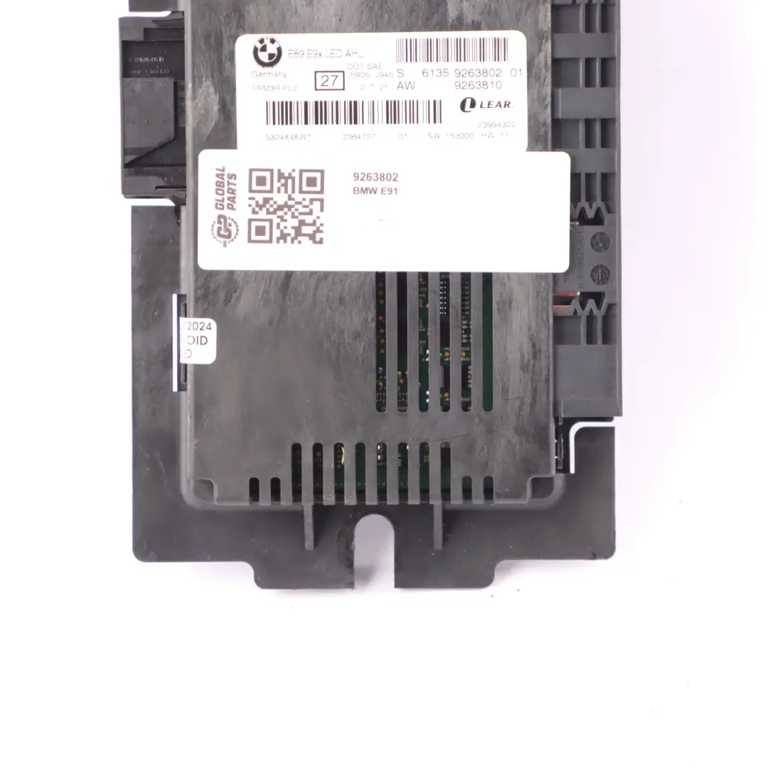  Lights Module BMW E90 E91 E92 E93 Footwell Control Module - SKU 9263802 - Part number 9263802
