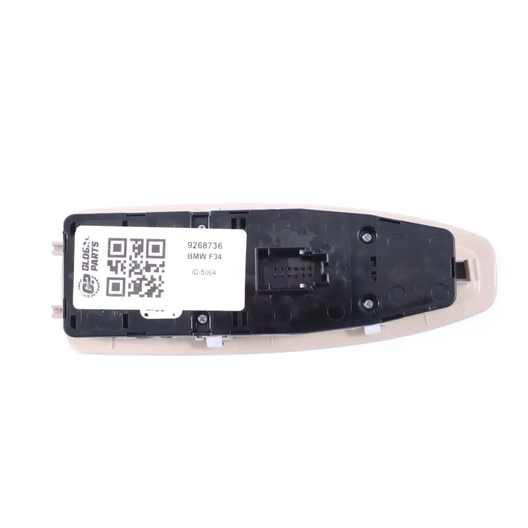 BMW F34 GT Window Lifter Switch Driver's Door Control Module Unit - SKU 9268736 - Part number 9268736