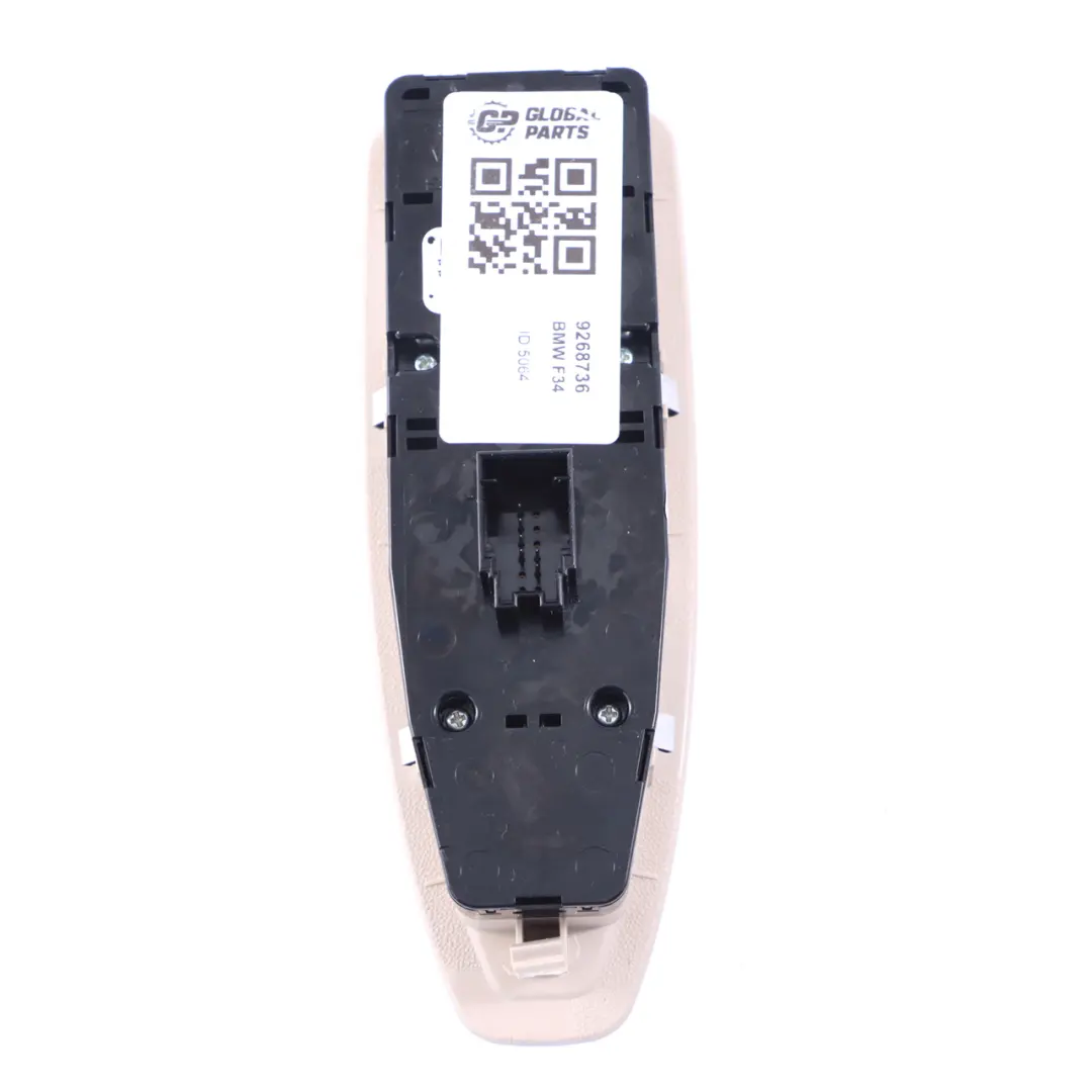 BMW F34 GT Interruttore alzacristalli Unità modulo di controllo porta 9268734 - SKU 9268736 - Numero di parte 9268736