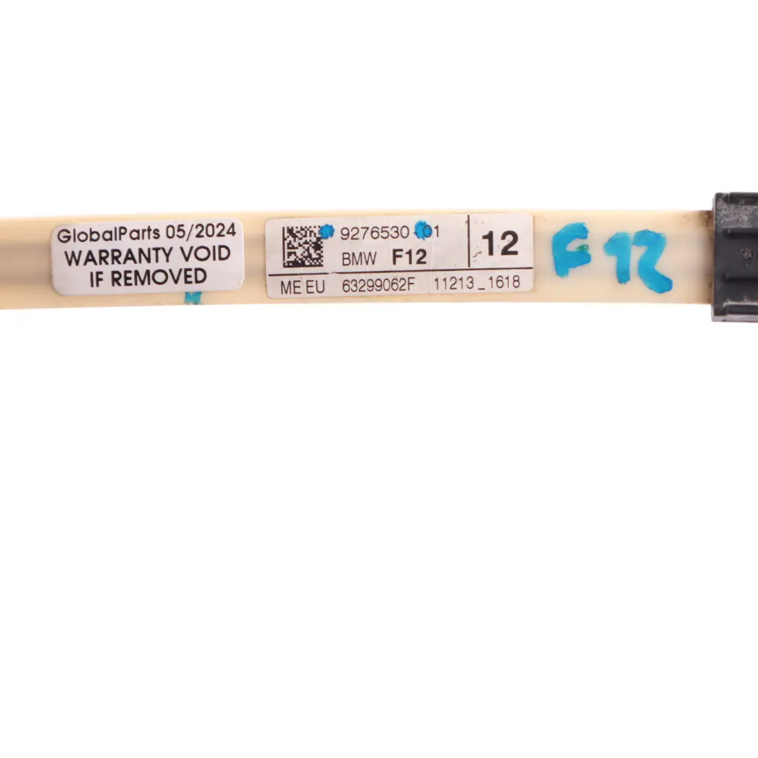 BMW F12 Convertible Cabrio Pedestrian Protection Sensor Cable PTS - SKU 9276530 - Part number 9276530