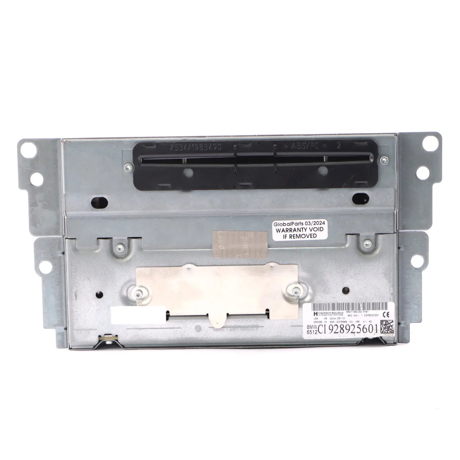 BMW F07 F25 CIC Sat Nav Unidad principal de radio profesional 9289256