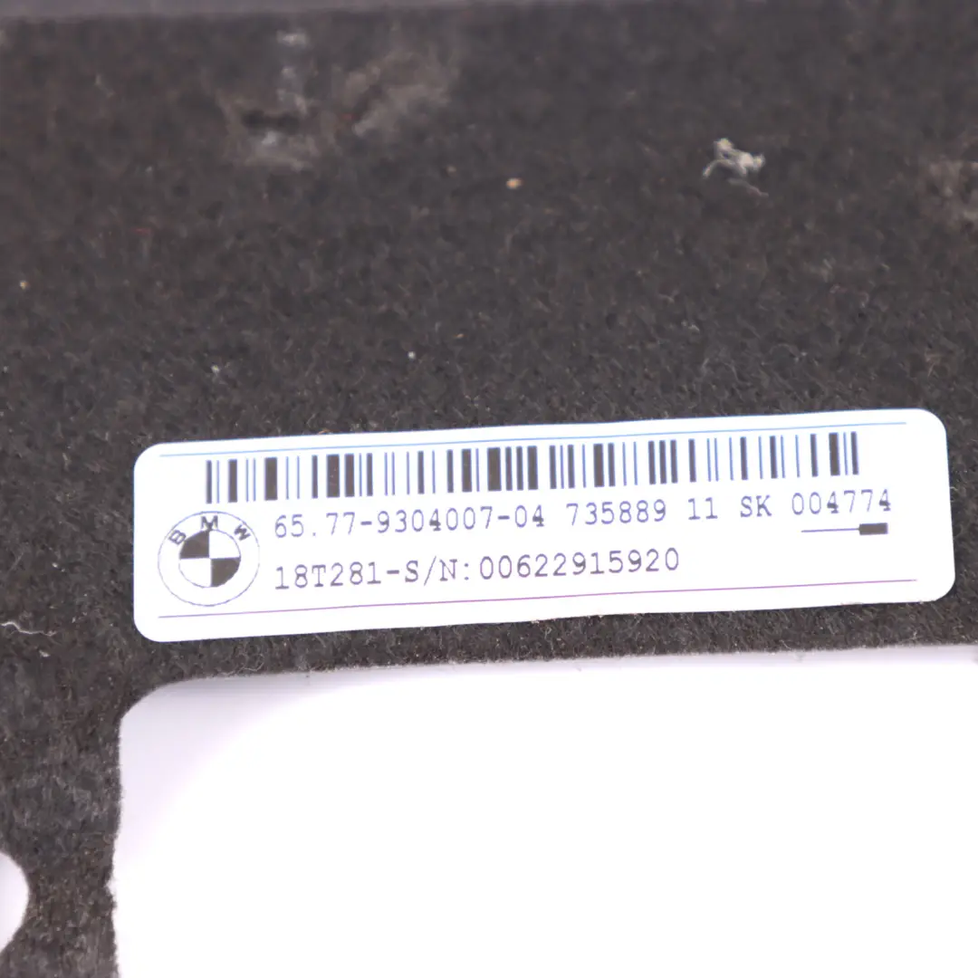 Sitzbelegungssensor Matte Beifahrerseite Steuergerät Modul für BMW G30 mit Teilenummer 9304007 BMW G30 Sitzbelegungssensor Matte Beifahrerseite Steuergerät Modul - SKU 9304007 - Teilenummer 9304007