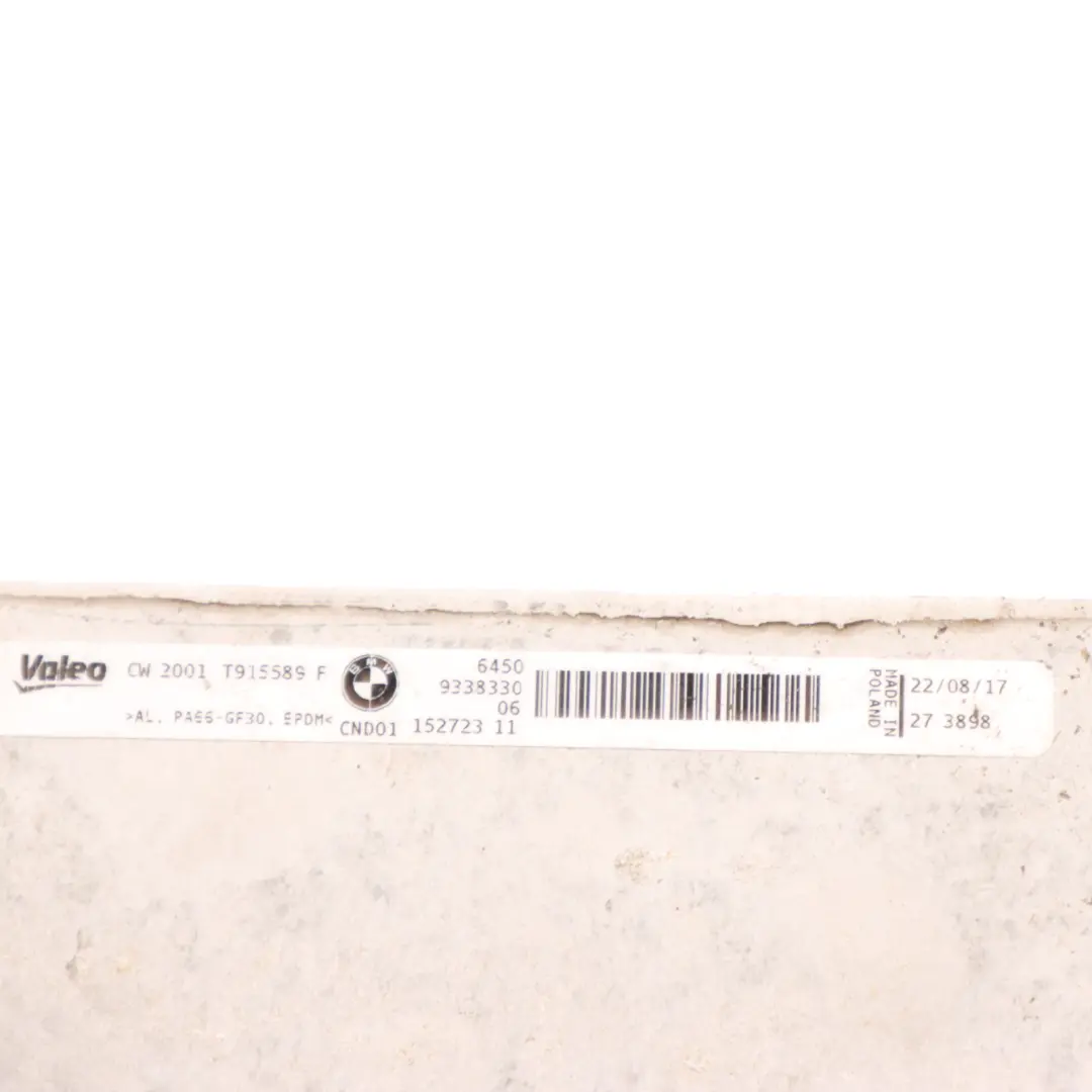 Conditioning Cooler Condenser Drier B48 B58 to BMW F20 F21 F30 F31 LCI Air with Part number 9338330 BMW F20 F21 F30 F31 LCI Air Conditioning Cooler Condenser Drier B48 B58 - SKU 9338330-2 - Part number 9338330