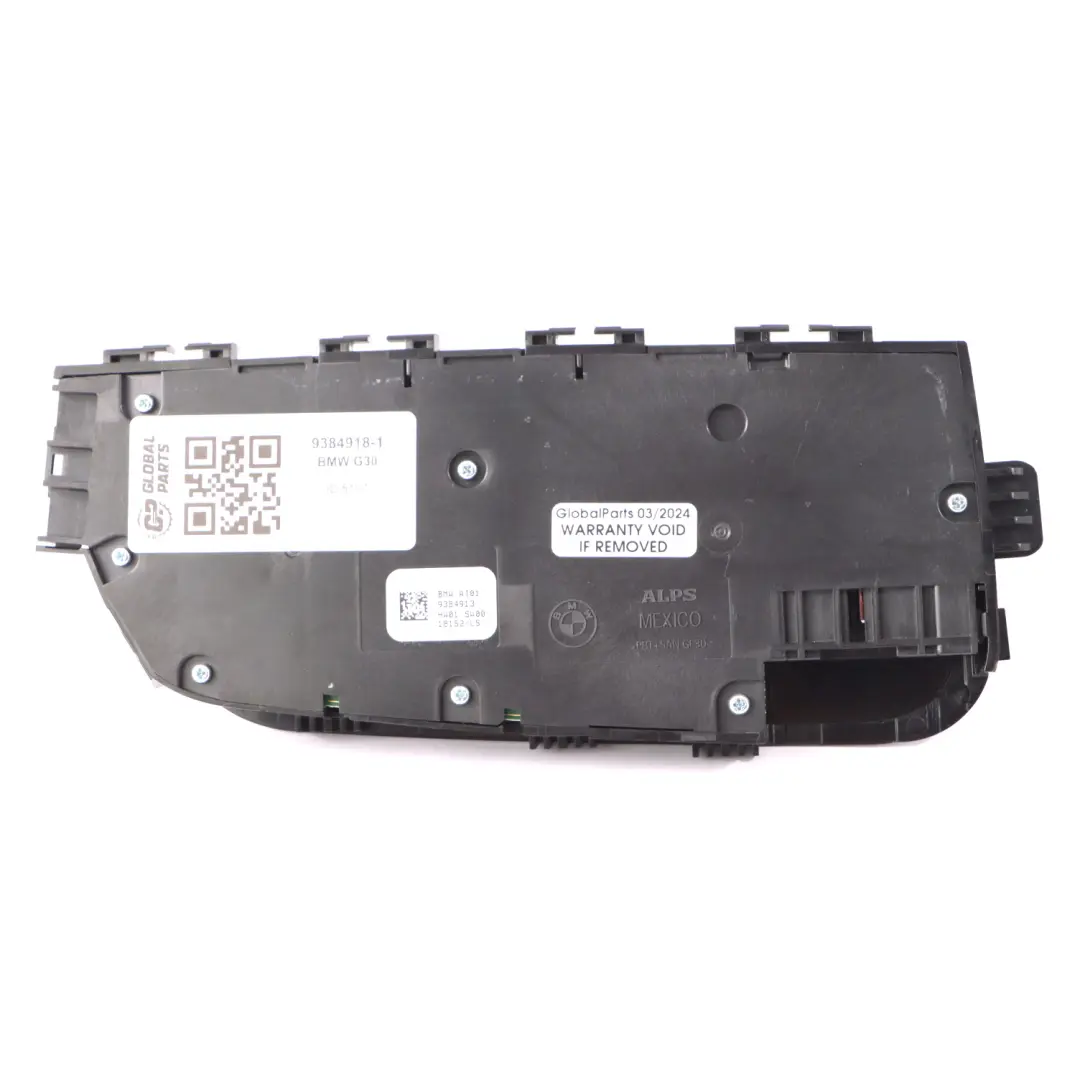 Interruttore sedile BMW G30 F90 M5 regolazione sedile anteriore destro per con numero di parte 9384918 Interruttore sedile BMW G30 F90 M5 regolazione sedile anteriore destro - SKU 9384918-1 - Numero di parte 9384918