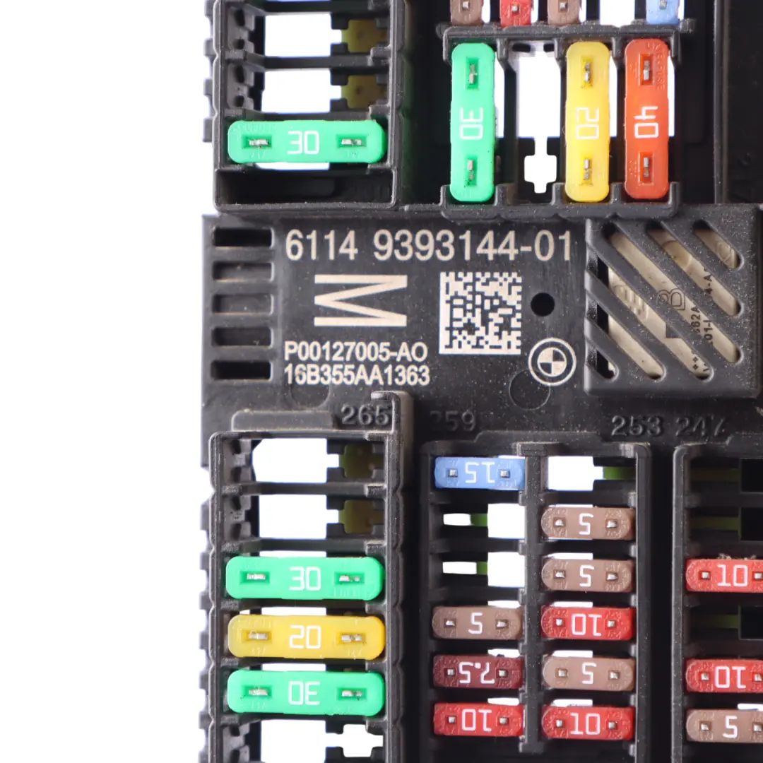 BMW G11 G30 Sicherungskasten Stromverteilung Steuereinheit Box Hinten - SKU 9393144 - Teilenummer 9393144