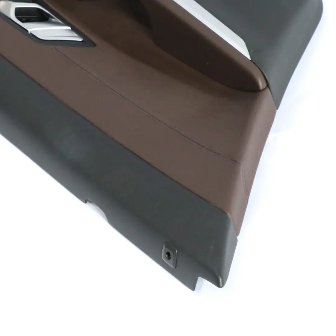 Panel de puerta BMW G20 G21 embellecedor puerta trasera izquierda Mokka para con número de pieza 9460693 Panel de puerta BMW G20 G21 embellecedor puerta trasera izquierda Mokka - SKU 9460693 - Número de pieza 9460693
